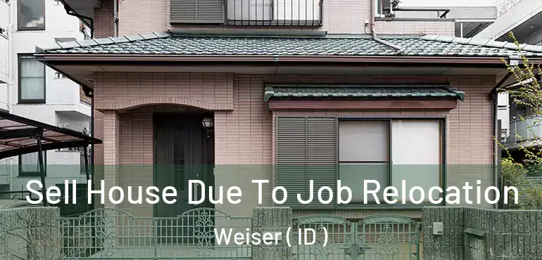  Sell House Due To Job Relocation Weiser ( ID )