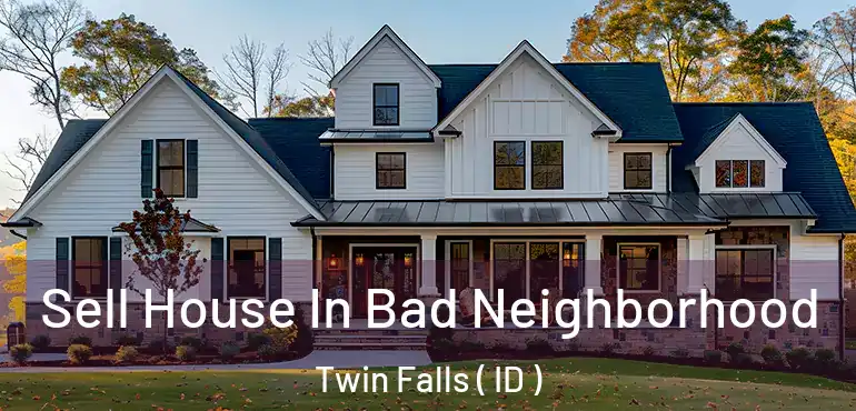  Sell House In Bad Neighborhood Twin Falls ( ID )