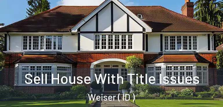  Sell House With Title Issues Weiser ( ID )